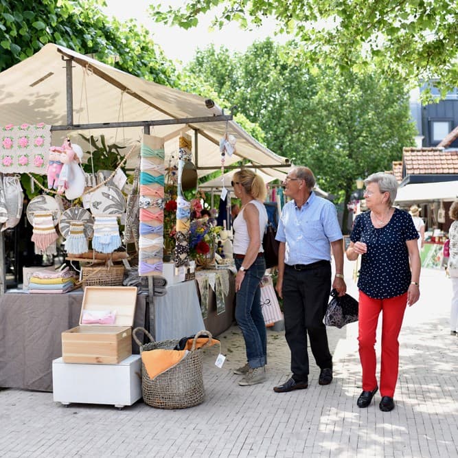 Sfeer-foto van de markt